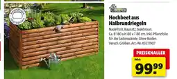 Hagebau Mr. gardener hochbeet aus halbrundriegeln Angebot