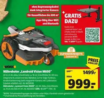 Hagebau Worx mähroboter Angebot