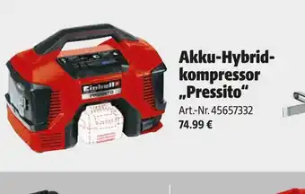 Hagebau Einhell akku-hybridkompressor pressito Angebot