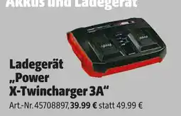 Hagebau Einhell ladegerät power x-twincharger 3a Angebot