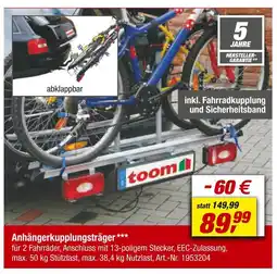 toom Baumarkt Toom anhängerkupplungsträger Angebot