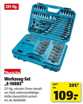 Hagebau Makita werkzeug-set „e-10883“ Angebot