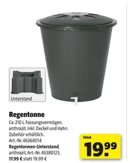 Hagebau Regentonne oder regentonnen-unterstand Angebot