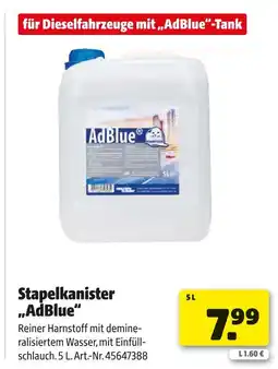 Hagebau Stapelkanister „adblue“ Angebot