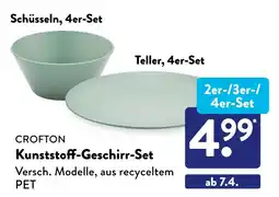 Aldi Süd Crofton kunststoff-geschirr-set Angebot