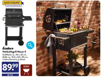 Aldi Süd Enders holzkohlegrill mason s Angebot