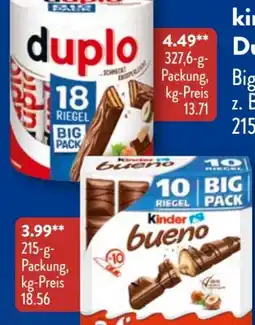 Aldi Süd Ferrero Kinder Bueno Angebot