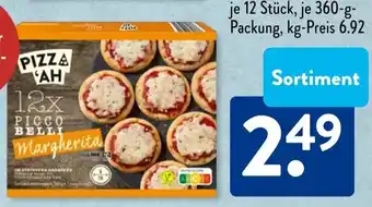 Aldi Süd PIZZ'AH Picco Belli Angebot