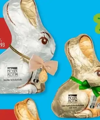 Aldi Süd Moser Roth Schokoladen-Hase Angebot