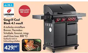 Aldi Süd Landmann gasgrill cool black 4.1 maxx Angebot