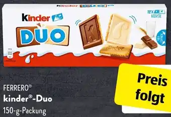 Aldi Süd FERRERO kinder-Duo Angebot