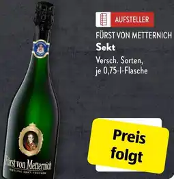 Aldi Süd FÜRST VON METTERNICH Sekt Angebot