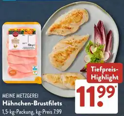 Aldi Süd MEINE METZGEREI Hähnchen-Brustfilets Angebot