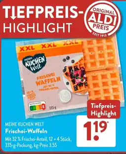 Aldi Süd MEINE KUCHEN WELT Frischei-Waffeln Angebot