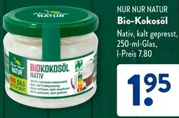 Aldi Süd NUR NUR NATUR Bio-Kokosöl Angebot