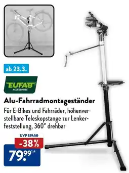 Aldi Süd EUFAB Alu-Fahrradmontageständer Angebot