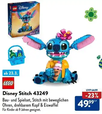 Aldi Süd LEGO Disney Stitch 43249 Angebot