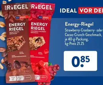 Aldi Süd Energy-Riegel Angebot