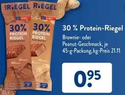 Aldi Süd 30% Protein-Riegel Angebot