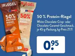 Aldi Süd 50% Protein-Riegel Angebot