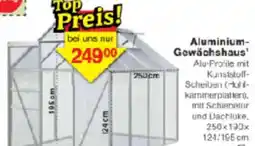 Jawoll Aluminium Gewächshaus Angebot