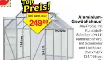 Jawoll Aluminium Gewächshaus Angebot