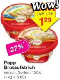 Jawoll Popp Brotaufstrich Angebot