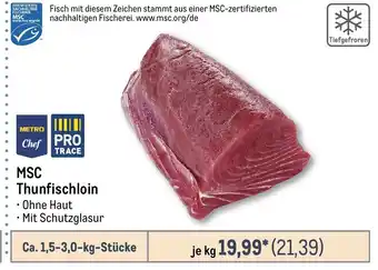 METRO MSC Thunfischloin Angebot