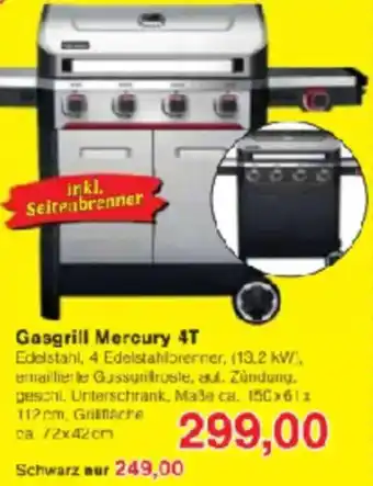 Jawoll Gasgrill Mercury 4T Angebot