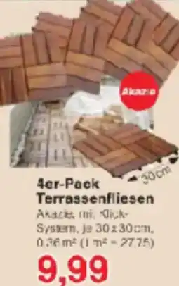 Jawoll 4er-Pack Terrassenfliesen Angebot