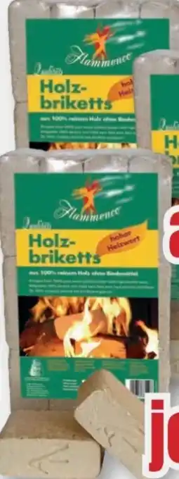 B1 Discount Baumarkt Flammenco Holzbriketts Angebot