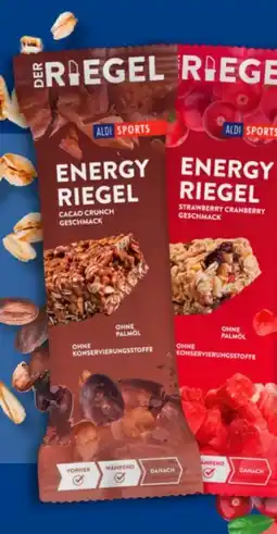 Aldi Süd Aldi Sports Energy-Riegel Vegan Angebot