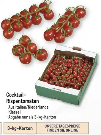 METRO Cocktail- Rispentomaten Angebot