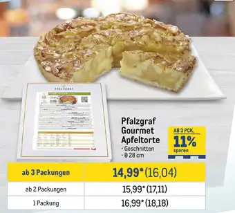 METRO Pfalzgraf Gourmet Apfeltorte Angebot