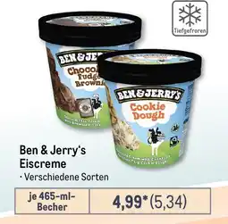 METRO Ben & Jerry's Eiscreme Angebot