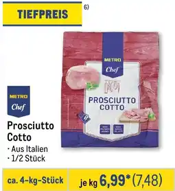 METRO METRO Chef Prosciutto Cotto Angebot