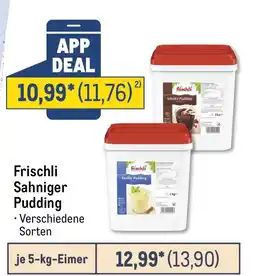 METRO Frischli Sahniger Pudding Angebot