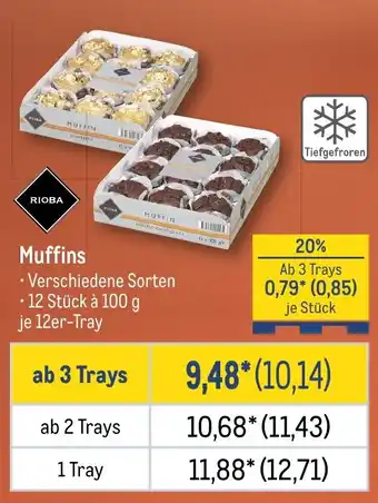 METRO RIOBA Muffins Angebot