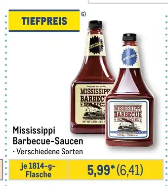 METRO Mississippi Barbecue-Saucen Angebot