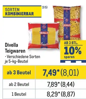 METRO Divella Teigwaren Angebot