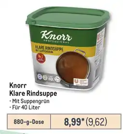 METRO Knorr Klare Rindsuppe Angebot