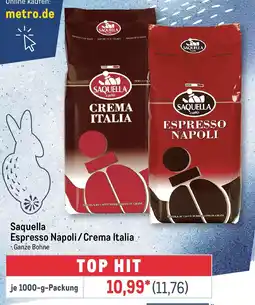 METRO Saquella Espresso Napoli/Crema Italia Angebot