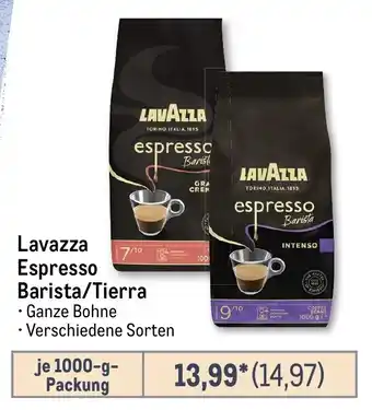 METRO Lavazza Espresso Barista/Tierra Angebot