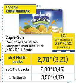 METRO Capri-Sun Angebot