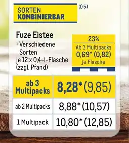 METRO Fuze Eistee Angebot