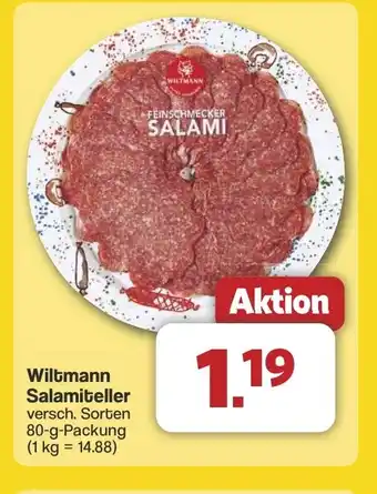 Famila Nord West Wiltmann Salamiteller Angebot