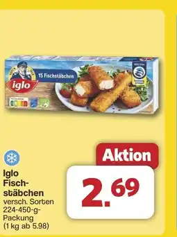 Famila Nord West iglo Fisch- stäbchen v Angebot