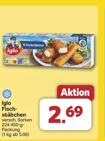 Famila Nord West iglo Fisch- stäbchen v Angebot