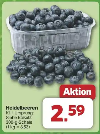 Famila Nord West Heidelbeeren Angebot