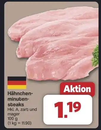 Famila Nord West Hähnchen- minuten- steaks Angebot